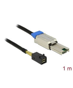 כבל Mini SAS SFF-8088 ל- Mini SAS HD SFF-8643 ז/ז DELOCK | 83620 | 4K