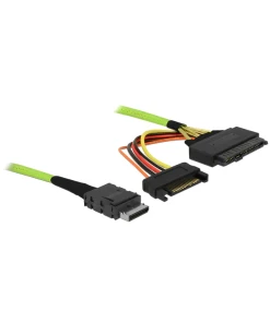 כבל OCuLink PCIe SFF-8611 זכר ל- U.2 SFF-8639 נקבה DELOCK | 85802 | 4K