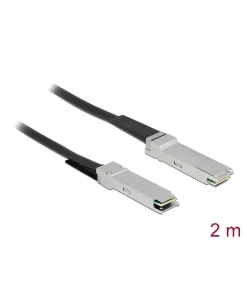 כבל Twinax QSFP28 ז/ז DELOCK 86430 4K