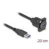 כבל USB 5Gbps להתקנה בפאנל מסדרה D נ/נ DELOCK | 87967