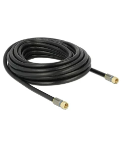כבל אנטנה F Plug RG-6/U Quad Shield Premium ז/ז DELOCK | 88949 | 4K