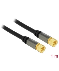 כבל אנטנה F Plug RG-6/U ז/ז DELOCK | 88918 | 4K