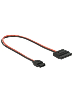 כבל חשמל שקע SATA 15 pin לשקע Slim SATA 6 pin נ/נ DELOCK | 84857 | 4K