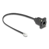 כבל טלפון RJ10 להתקנה בפאנל מסדרה D ז/נ DELOCK | 87965