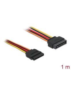 כבל מאריך חשמל SATA 15 pin ז/נ DELOCK | 60133 | 4K
