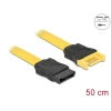 כבל מאריך נתונים SATA 6 Gb/s 7 pin ז/נ צבע צהוב ז/נ DELOCK | 82854 | 4K