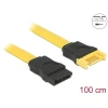כבל מאריך נתונים SATA 6 Gb/s 7 pin צבע צהוב ז/נ DELOCK | 82856 | 4K