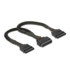 כבל מפצל חשמל תקע SATA 15 pin ל- 2 SATA x נ/נ DELOCK | 60174 | 4K