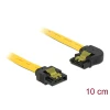 כבל נתונים SATA 6 Gb/s 7 pin צד אחד בזווית 90° שמאלה צבע צהוב נ/נ DELOCK | 83957 | 4K