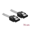 כבל נתונים SATA 6 Gb/s 7 pin שקוף נ/נ DELOCK | 85343 | 4K