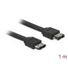 כבל נתונים eSATA 3 Gb/s 7 pin צבע שחור נ/נ DELOCK | 85640 | 4K
