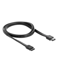 כבל נתונים eSATA 3 Gb/s 7 ל- SATA צבע שחור נ/נ DELOCK | 85810 | 4K