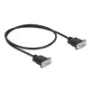 כבל סריאלי מוצלב Serial D-Sub RS-232 Null modem עם מחברים קומפקטיים נ/נ DELOCK | 86604 | 4K