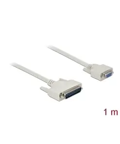כבל סריאלי תקע Serial D-Sub 25 לשקע D-Sub 9 ז/ז DELOCK | 84544 | 4K