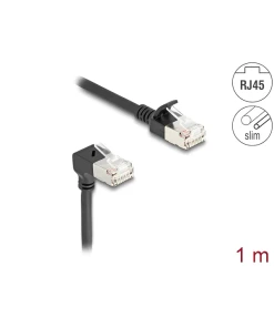 כבל רשת Cat 6A Slim צד אחד בזווית DAWN ז/ז DELOCK | 80305