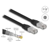 כבל רשת חיצוני מסוכך RJ45 Cat.6A SFTP PE Outdoor זז DELOCK 80126