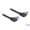 כבל רשת מסוכך Cat6A זווית שמאל בשני צדדים ז/ז DELOCK | 80210