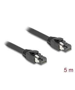 כבל רשת מסוכך RJ45 Cat.8.1 S/FTP GHMT Certified תומך 40Gbps ז/ז DELOCK | 80236