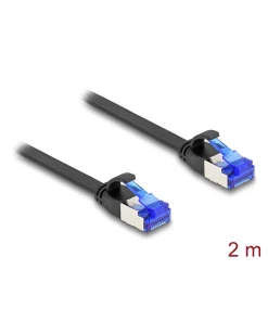 כבל רשת שטוח מסוכך RJ45 Cat.6A U/FTP ז/ז DELOCK | 80176
