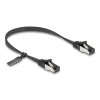כבל רשת שטוח מסוכך RJ45 Cat.8.1 U/FTP 40Gbps ז/ז DELOCK | 80177