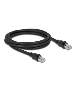 כבל רשת תעשייתי RJ45 Cat.6A F/UTP ז/ז עם ציפוי מתכת פנימי ז/ז DELOCK | 80114