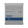 מתג 5 יציאות POE + רוחב פס גבוה לתעשיית הרכב TelTonika | TSW101 | 1000Mbps