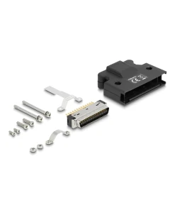 תקע MDR 50 pin בחיבור הלחמה + מכסה DELOCK | 66635