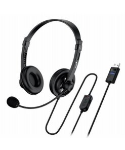 אוזניות למשרד כולל מיקרופון מובנה וביטול רעשים Genius | 31710021402 | HS-230U | USB