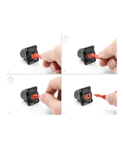 חוסם שקע רשת RJ45 סט 10 יחידות DELOCK | 20928