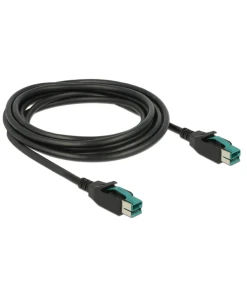 כבל PoweredUSB 12V עבור מדפסות קופה ומסופים ז/ז DELOCK | 85494