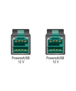 כבל PoweredUSB 12V עבור מדפסות קופה ומסופים ז/ז DELOCK | 85494