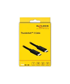 כבל Thunderbolt™ 3 ז/ז 5A תומך 40Gb/s ז/ז DELOCK | 84844