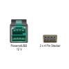 כבל USB עבור מדפסות קופה ומסופים תקע PoweredUSB 12V לתקע 2x4 פין ז/ז DELOCK | 85484