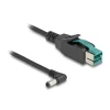 כבל USB עבור מדפסות קופה ומסופים תקע PoweredUSB 12V לתקע DC 5.5x2.1 בזווית 90° ז/ז DELOCK | 80011