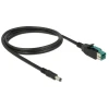 כבל USB עבור מדפסות קופה ומסופים תקע PoweredUSB 12V לתקע DC 5.5x2.1 ז/ז DELOCK | 85497