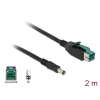 כבל USB עבור מדפסות קופה ומסופים תקע PoweredUSB 12V לתקע DC 5.5x2.1 ז/ז DELOCK | 85498
