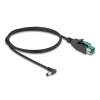 כבל USB עבור מדפסות קופה ומסופים תקע PoweredUSB 12V לתקע DC 5.5x2.5 בזווית 90° ז/ז DELOCK | 80609