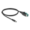 כבל USB עבור מדפסות קופה ומסופים תקע PoweredUSB 12V לתקע DC 5.5x2.5 זז DELOCK 80495