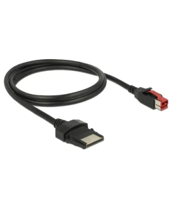 כבל USB עבור מדפסות קופה ומסופים תקע PoweredUSB 24V לתקע 8 פין ז/נ DELOCK | 85477