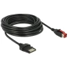 כבל USB עבור מדפסות קופה ומסופים תקע PoweredUSB 24V לתקע 8 פין ז/נ DELOCK | 85481