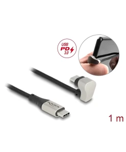 כבל גיימינג USB-C 2.0 בזווית 180° תומך PD 60 W ז/ז DELOCK | 88159