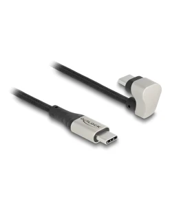 כבל גיימינג USB-C 2.0 בזווית 180° תומך PD 60 W ז/ז DELOCK | 88159