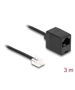 כבל טלפון חכם תקע RJ11 לשקע RJ45 ז/נ DELOCK | 88094