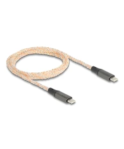 כבל טעינה ונתונים USB-C 2.0 RGB ז/ז תומך PD 3.0 100 W ז/ז DELOCK | 88288