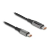 כבל טעינה מהירה עם צג USB-C 2.0 תומך PD 3.0 100 W ז/ז DELOCK 86809