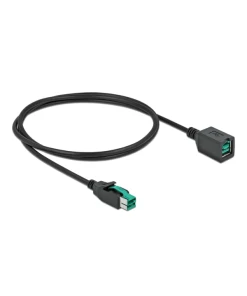 כבל מאריך PoweredUSB 12V ז/נ עבור מדפסות קופה ומסופים ז/נ DELOCK | 85980