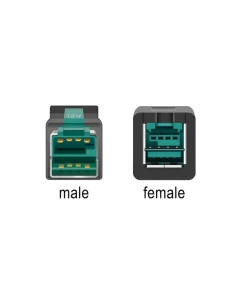 כבל מאריך PoweredUSB 12V ז/נ עבור מדפסות קופה ומסופים ז/נ DELOCK | 85980