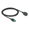 כבל מאריך PoweredUSB 12V עבור מדפסות קופה ומסופים ז/נ DELOCK | 85981