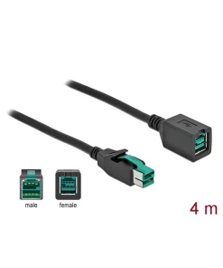 כבל מאריך PoweredUSB 12V עבור מדפסות קופה ומסופים ז/נ DELOCK | 85983