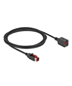 כבל מאריך PoweredUSB 24V עבור מדפסות קופה ומסופים ז/נ DELOCK | 85986